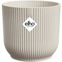 Elho Blumentopf Elho Blumentopf Vibes Fold Kunststoff leinenweiß Ø