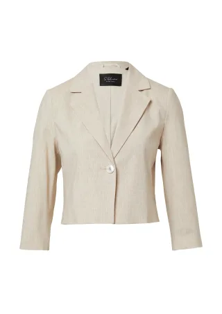 s.Oliver BLACK LABEL - Indoor-Blazer beige - Gr. - 46