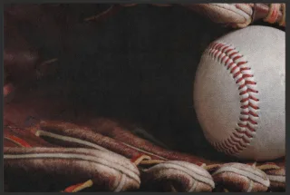 Fussmatte Baseball 4543 | Größe: 60 cm x 45 cm