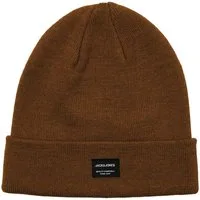 Jack & Jones Strickmütze Beanie JACDNA mit aufgesticktem Logo-Patch
