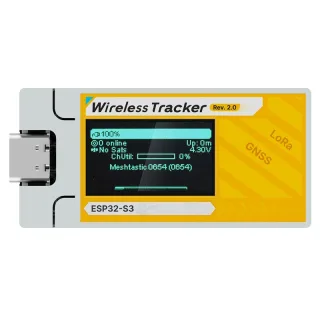 Heltec Wireless Tracker V2 LoRa GNSS IoT Device ESP32-S3FN8 SX1262 UC6580 863-928 MHz Wi-Fi Bluetooth L1 GNSS Type-C USB