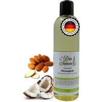 Dufte Momente Massageöl Kokos - Mandel 250ml - 3 L, hochwertige Pflanzenöle als Basis, vegan und ohne Tierversuche
