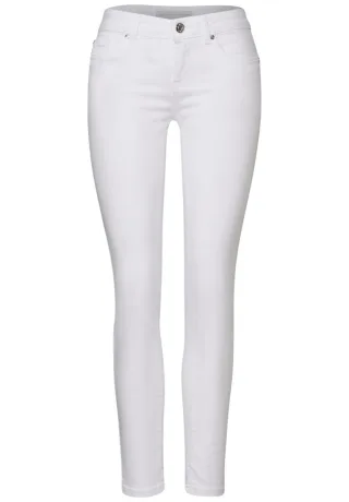 Street One - Jeans im Slim Fit - Style Denim-York weiß - Gr. - 25/28
