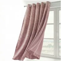 Beautex Verdunkelungsvorhang Samt Vorhang Ösen Gardine Velvet blickdicht abdunkelnd (1 St), Ösen, abdunkelnd, Velvet-Samt, blickdicht, Ösenaufhängung, pflegeleicht