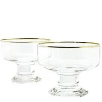 Pasabahce Eisschale 6er Set Becher aus Glas Iceville für EIS, Salat, Dessert, Beilage, (6-tlg)