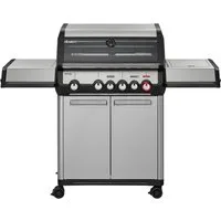 Enders® Gasgrill Monroe Pro 4 SIKR Turbo Gas Grill - Gasgrill 4 Brenner Edelstahl