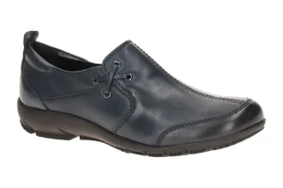 Josef Seibel Damenschuhe Slipper Halbschuhe 87317 Ocean Blue Echtleder Gummis...