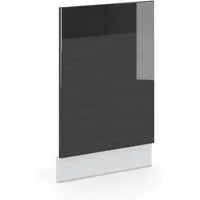 Vicco Frontblende Fame-Line, Anthrazit Hochglanz/Weiß, 45 cm ohne Arbeitsplatte (1 St)