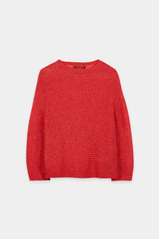 Luisa Cerano - Pullover Weiblich cherry red - Gr. - 40