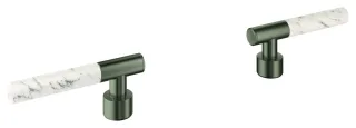 GROHE Hebelgriffe Atrio Private C. 48458 White Attica Caesarstone satin graphite, 48458MG0 48458MG0