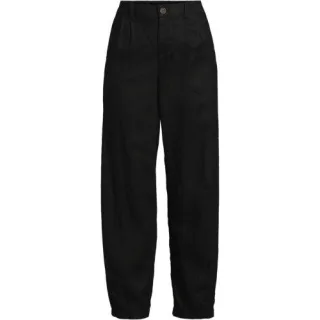 Premium Reinleinen-Barrelhose mit Bundfalten, Damen, size: regular, Elfenbein, Leinen, by Lands' End