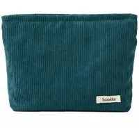 Malantis Kosmetiktasche Malantis Kosmetiktasche aus Cord – Etui & Reise-Organizer (Kulturbeutel aus umweltbewussten Kord Material, 1-tlg., Kosmetiktasche, Stifte Etui, Federmäppchen), Reisekosmetiktasche zum Aufbewahren von Make-up, Parfüm, Brille et