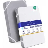Matratzenschoner Matratzenauflage OEKO-TEX STANDARD100 zertifiziert, Inkontinenzauflage BR-Home, Wasserdicht, Baumwolle