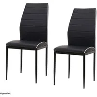 HTI-Living Esszimmerstuhl Stuhl Madison PU 2er-Set (Set, 2 St), Esszimmerstuhl Kunstleder