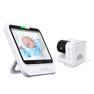 ABM790 7-Inch Wireless Baby Monitor with 1080P HD Video Camera Two Way Audio Night Vision VOXMode Temperature Sensor 500