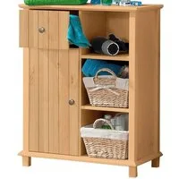 Home affaire Badkommode Vili, Badezimmerschrank, Unterschrank, Breite 60 cm, aus Massivholz