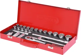 KS Tools 1/2" Steckschlüssel-Satz, 24-tlg 6-kant - 917.4024