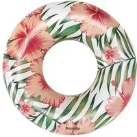 BESTWAY Schwimmring Bestway 36237 - Schwimmring Aloha mit Tropical Palms - Ø 119 cm - Rosa