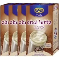 Krüger Tee, Krüger Chai Latte Typ Schoko Sweet India Milchteepulver 250g 4er Pack
