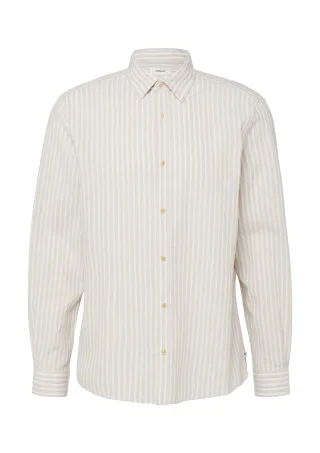 s.Oliver - Hemd beige/weiß - Gr. - M