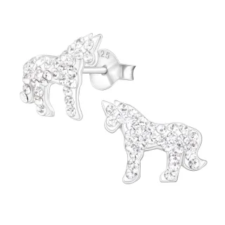 Pferde Ohrringe aus 925 Silber