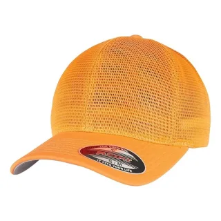 Flexfit - "360 Omnimesh" Baseball-Mütze (Neon-Orange)