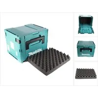 Makita Werkzeugkoffer MAKPAC 4 Systemkoffer - mit Universaleinlage für Makita 18 V Akku