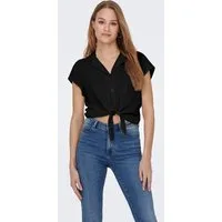 ONLY Kurzarmbluse ONLTHYRA LIFE CAPSLEEVE SHIRT WVN Baumwolle, regular fit