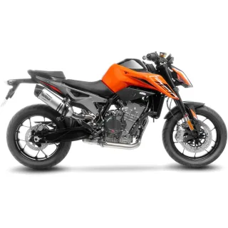 Sportauspuff LeoVince LV One EVO Edelstahl KTM Duke 790 /L A2 Bj.2023-2026 EURO5 / EURO5+ / +ABE