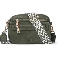TAN.TOMI Schultertasche Umhängetasche Damen Mittelgroß tasche mit Weich Breiter Gurt, Damen Handtasche mit Verstellbarer Schulterriemen