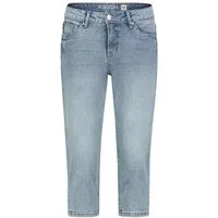 SUBLEVEL Caprijeans Damen Denim Caprihose im 5-Pocket-Style Stretch-Denim, knielang