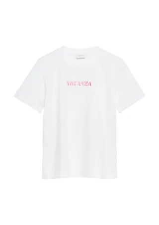 comma - T-Shirt weiß - Gr. - 36