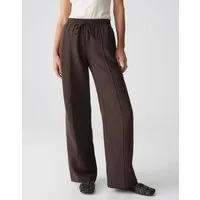 OPUS PANTS Schlupfhose Malotta natural aus Webware mit Leinenstruktur Praktische Taschen runden den entspannten Look ab