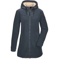 G.I.G.A. DX by killtec Fleecejacke GW 82 WMN FLC PRK Fleeceparka mit Teddyfell, 2-Wege-Reißverschluss, verstellbare Kapuze