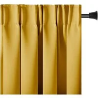 AmeliaHome Gardine Gardine Vorhang Einfarbig Verdunklungsvorhang Aufhängung Pleat (1 St), Kräuselband, verdunkelnd