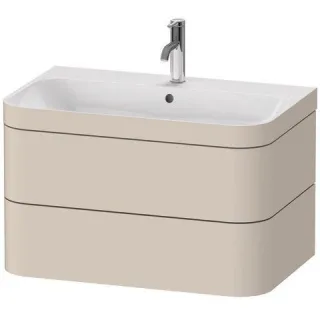 Duravit Happy D.2 Plus c-bonded Set wandhängend Taupe 775x490x480 mm - HP4637O8383 HP4637O8383