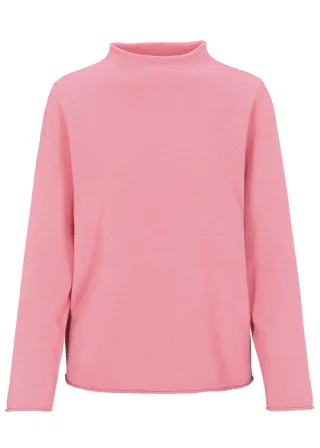CLARINA - Pullover, Stehbund,1/1 Arm,uni punch - Gr. - 36