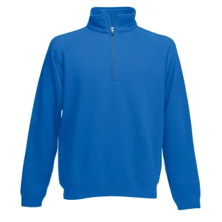 Fruit Of The Loom Herren Premium 70/30 Zip Neck Sweatshirt (Königsblau)