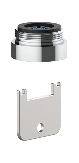Keuco Strahlregler Ersatzteil ARM 50100 verchromt diebstahlsicher, M24x1, 50100010061 50100010061