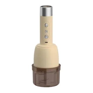 Comfook 2-in-1 Electric Electric Vacuum Meat Mincer Cordless Food Processor with 6-Blade Mincer, USB Rechargeable Vacuum