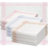 Betz Taschentuch Betz 12 Stück Damen Stoff Taschentücher Set Selma Größe ca. 28x28 cm, (Set, 12 Taschentücher), 100% Baumwolle