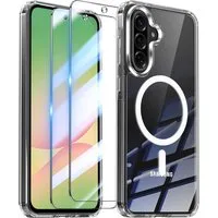 MSM Handyhülle Hülle + 2X Schutzglas für Samsung Galaxy A56 5G Panzerfolie MagSafe