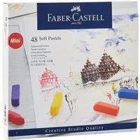 Faber-Castell Kreativset Softpastellkreiden Mini, 48er Kartonetui, (48er Set, 48-tlg)
