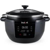 Instant Pot Multikocher Superior 4in1 Slow Cooker Schongarer 10 Portionen Braten Warmhalten, 800 W, 4-in-1 Funktion, 7,1L, EasyGrab-Griffe, Zeit-Temperatureinstellung