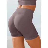 LASCANA Funktionsshorts Po Push Up mit Rippstruktur und Shapingeffekt, Sportshorts