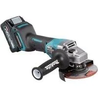 Akku-Winkelschleifer GA016GM201 XGT, 40Volt blau/schwarz, 2x Li-Ion XGT Akku 4,0Ah, MAKPAC Gr.4