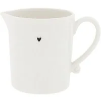 Bastion Collections Karaffe HEART, Spülmaschinengeeignet, Weiß, Herz, H: 9.5cm