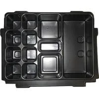 Universaleinsatz für Kleinteile P-83674, Einlage schwarz, für MAKPAC Koffer