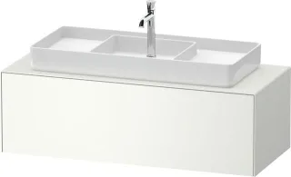 Duravit White Tulip Konsolenwaschtischunterbau wandhängend Weiß Seidenmatt 1300x550x408 mm - WT4977M WT4977M36360000