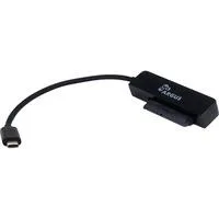 USB 3.2 Gen 1 Adapter, USB-C Stecker > SATA 15pin + 7pin Buchse schwarz